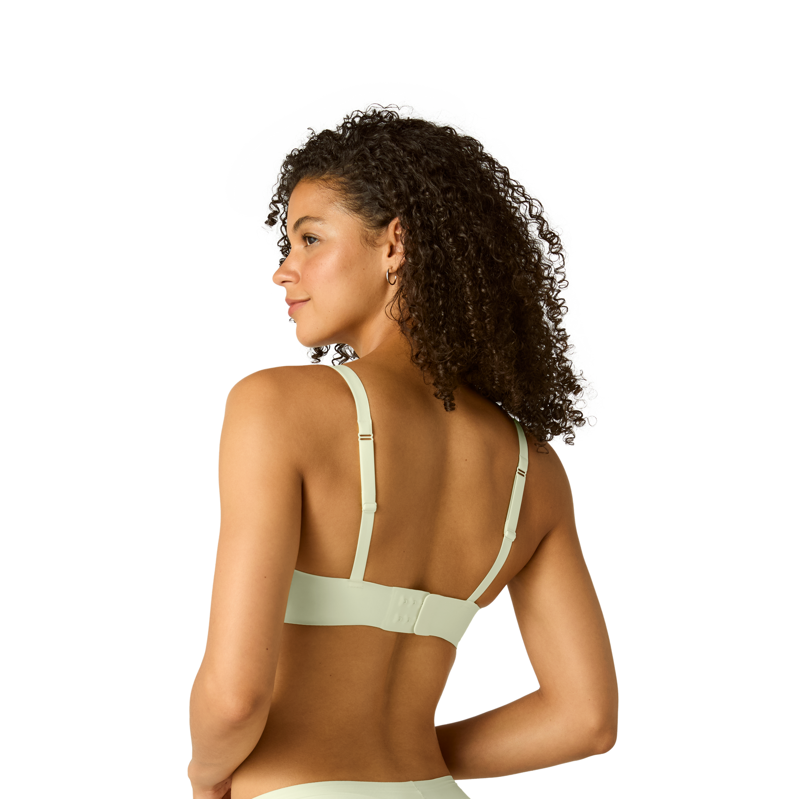 Women's No Show Plunge Bralette - Light Meringue WO2 [8252]