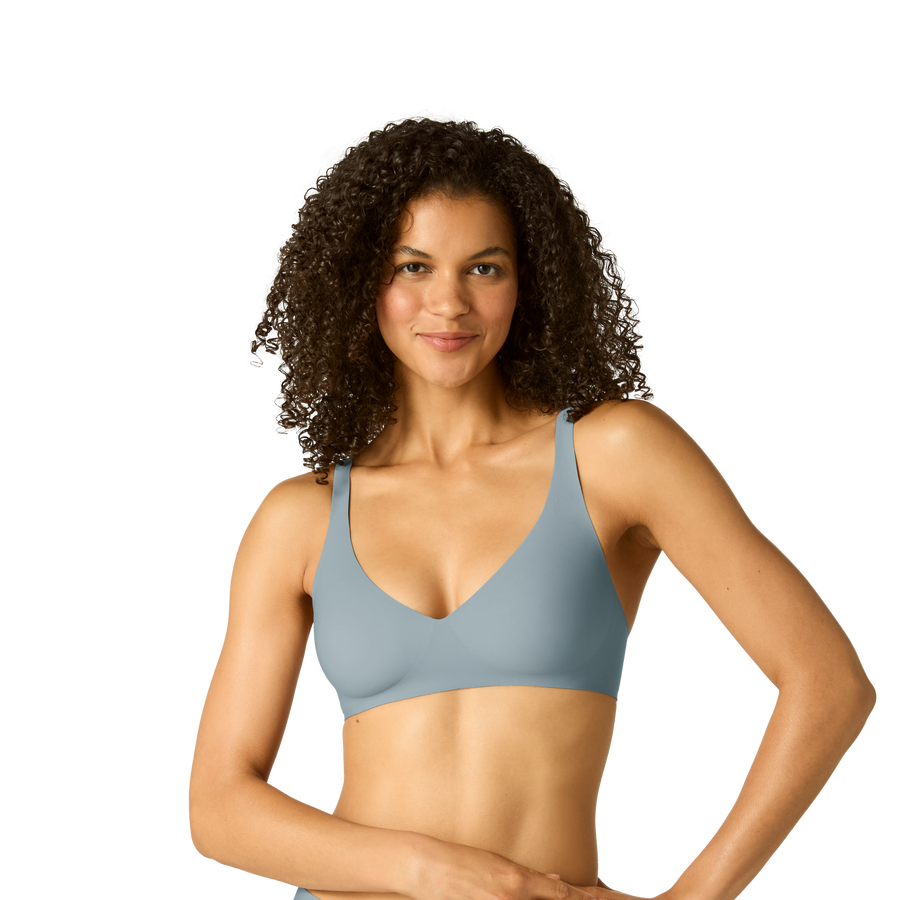 Women's No Show Plunge Bralette - Classic Smooth Hold