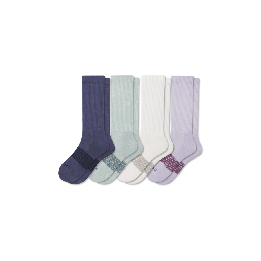 Women's Solids Calf Sock 4-Pack - Modern Recovery Support