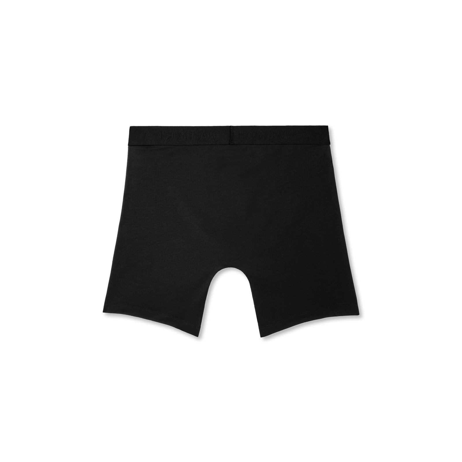 Men's Cotton Modal Blend Boxer Brief - Classic Fly - Black L Back [8470]