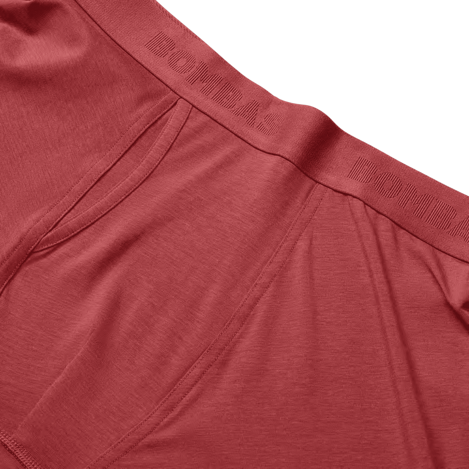 Cotton Modal Blend Boxer Brief - Cinnabar Detail [8470]