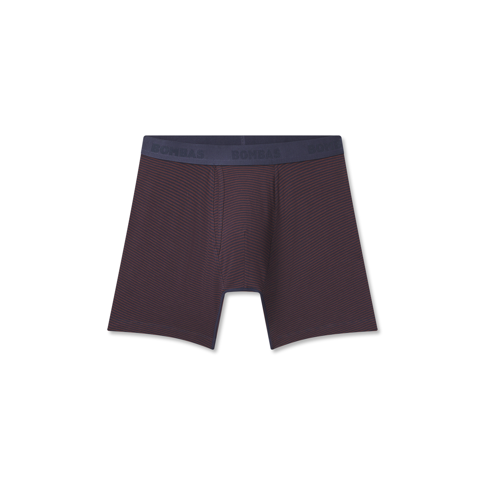 Men's Cotton Modal Blend Boxer Brief - all spice / navy L [8470]