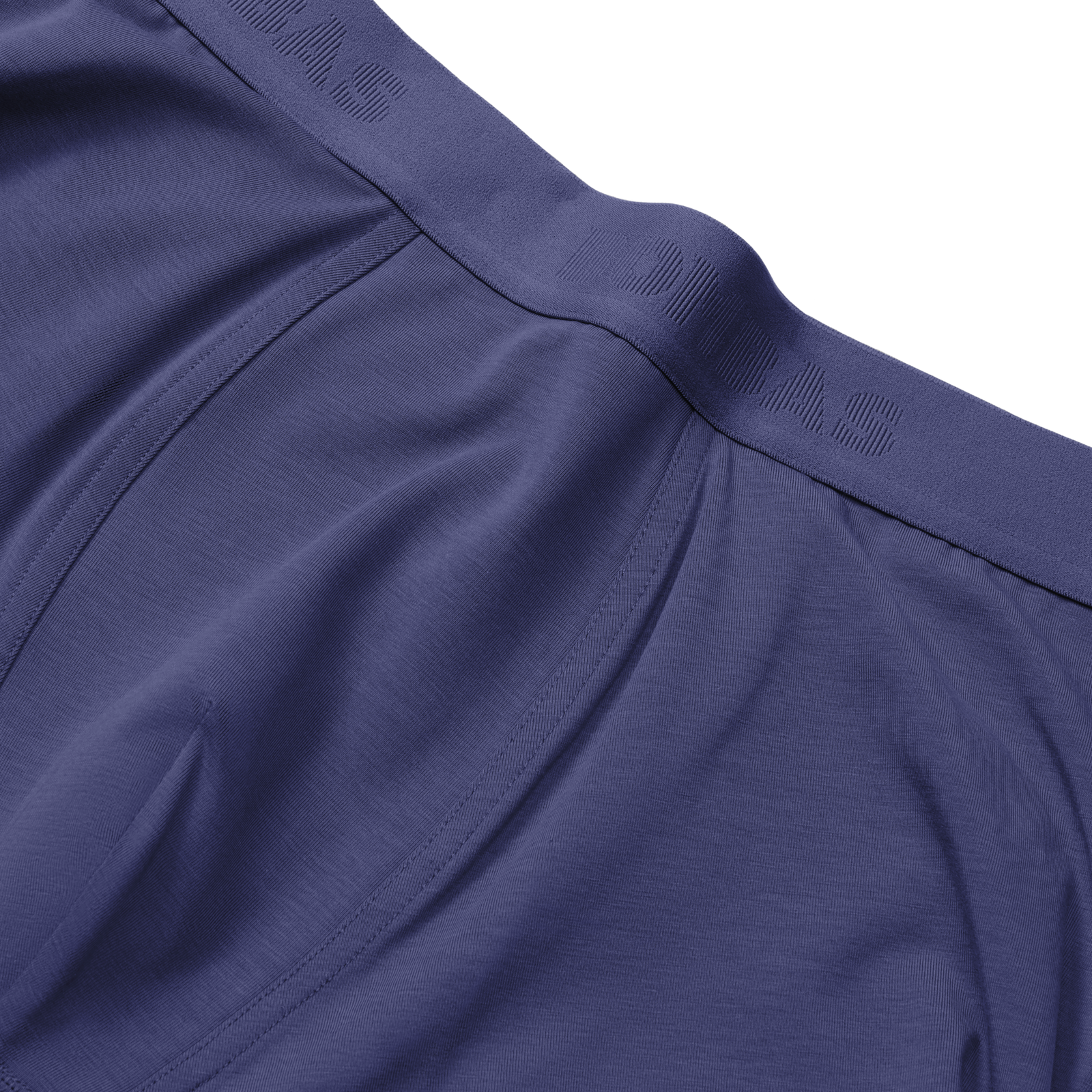 Men's Cotton Modal Blend Trunk - Light Indigo Detail [8472]