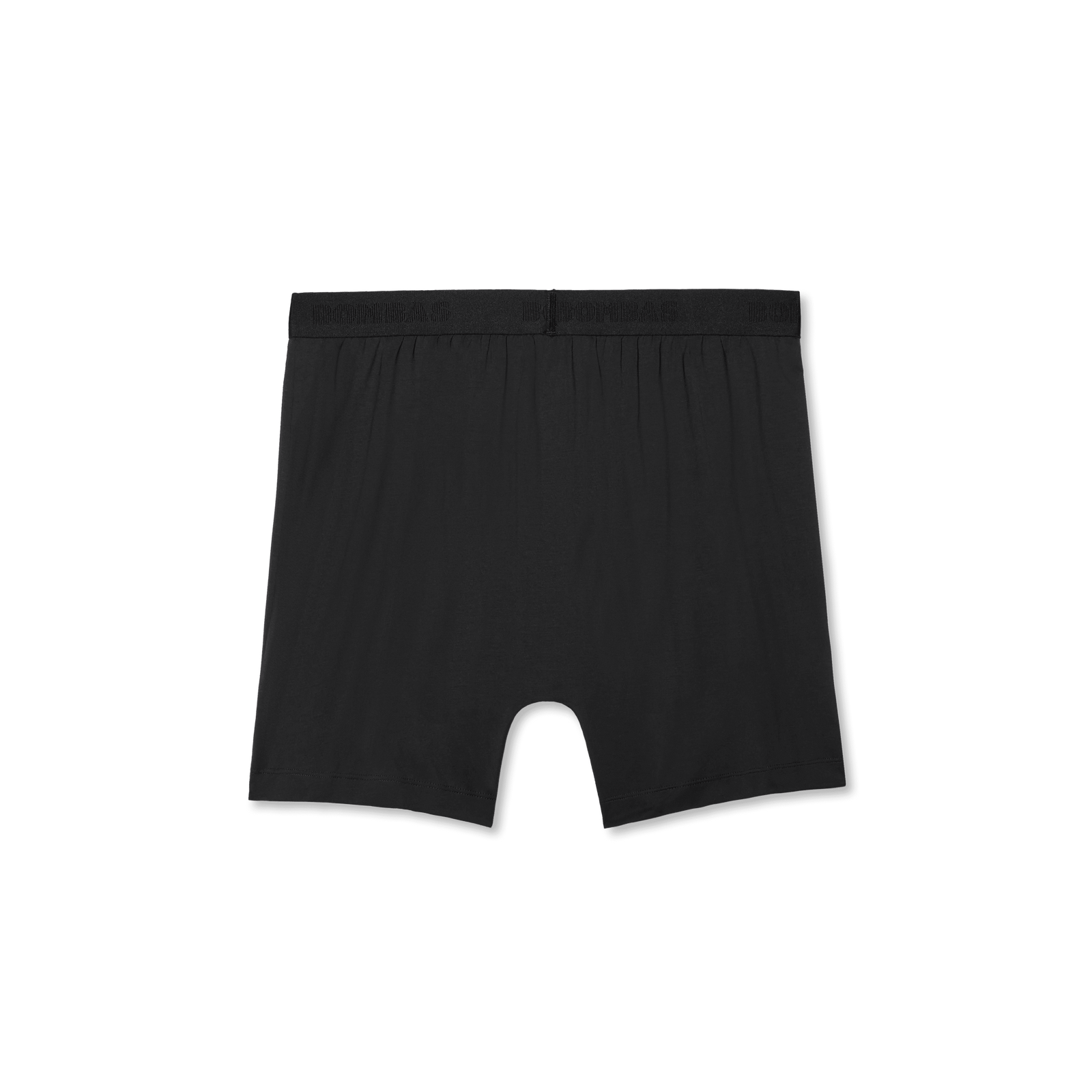 Men's Cotton Modal Blend Boxer - Black L Back [8473]
