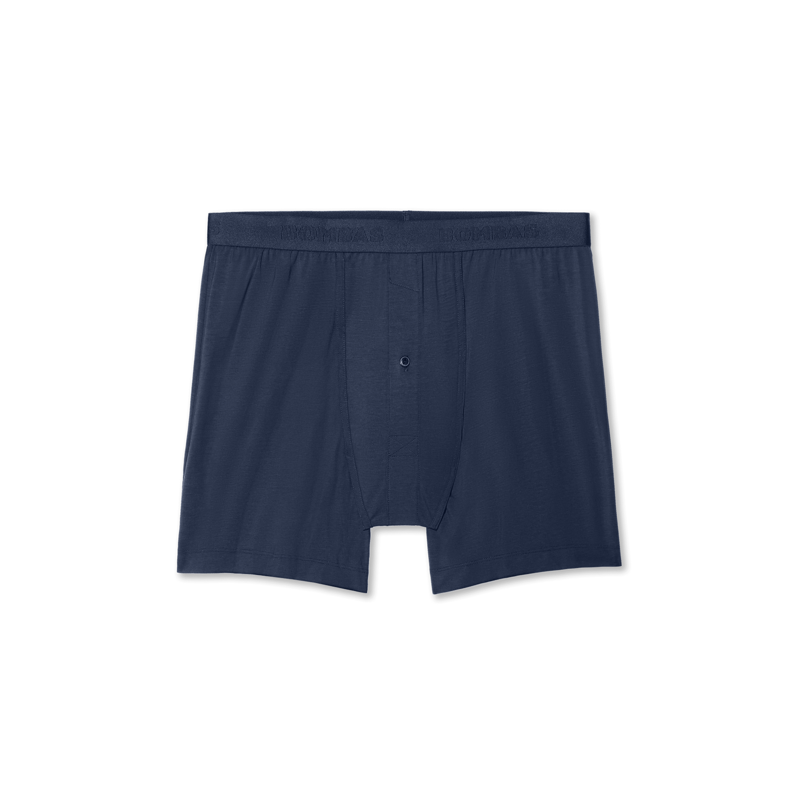 Men's Cotton Modal Blend Boxer - Midnight Navy L Front [8473]