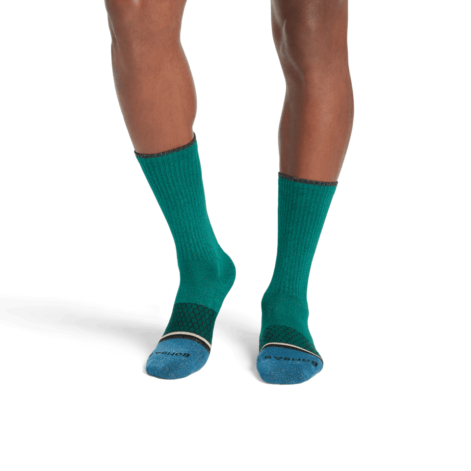 Wicked X Bombas Calf Socks - Bright Pine MO1 [8499]