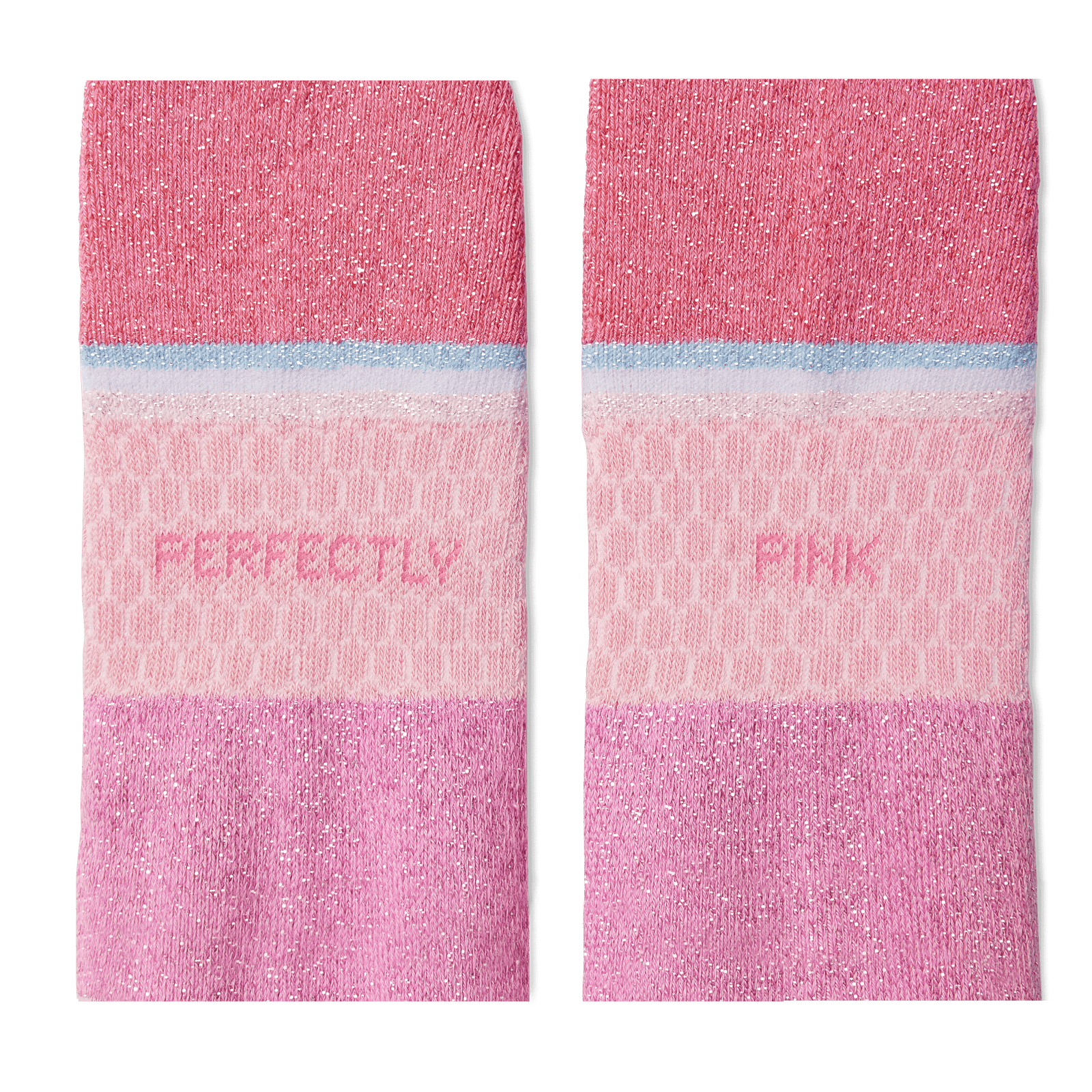 Wicked X Bombas Calf Socks - Pink Lemonade Detail 2 [8499]