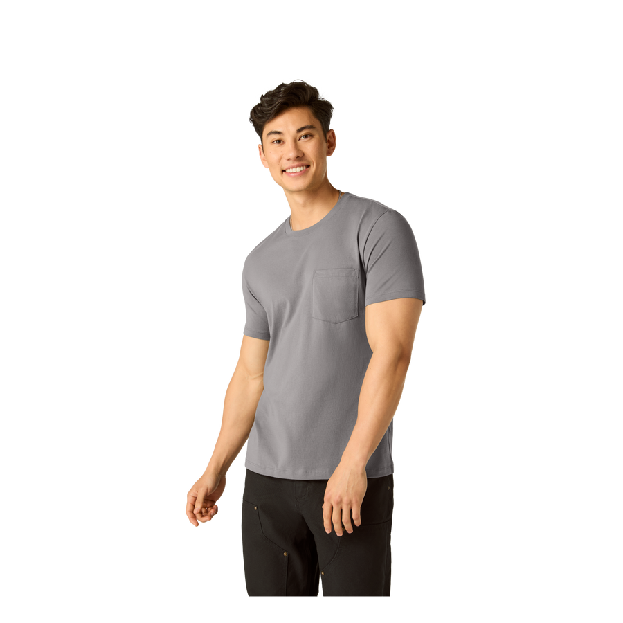 Men's Pima Cotton Pocket Crew Neck T-Shirt - Modern Ready
