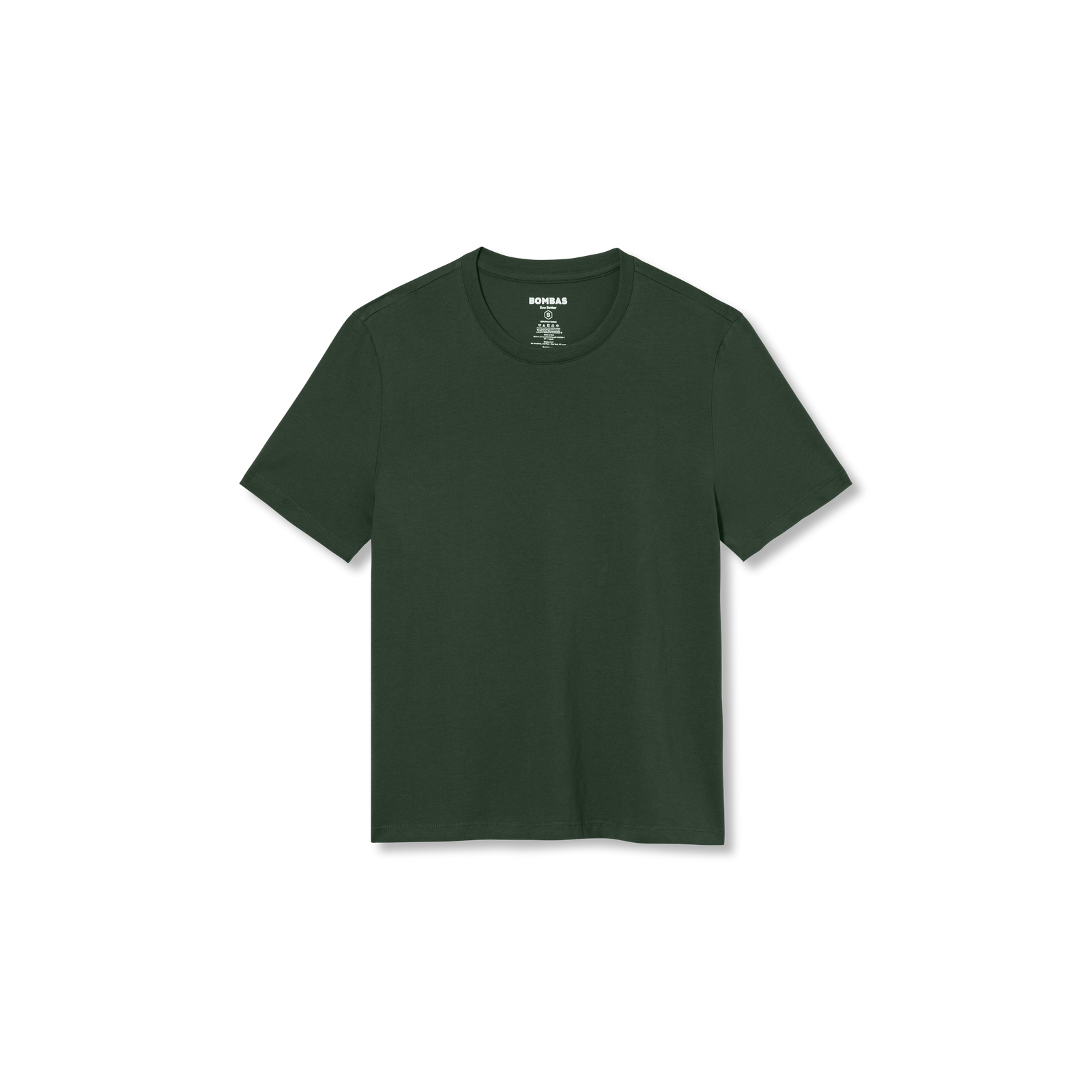 Women's Classic Fit Pima Cotton Crew Neck T-Shirt - Dark Elm L [8530]