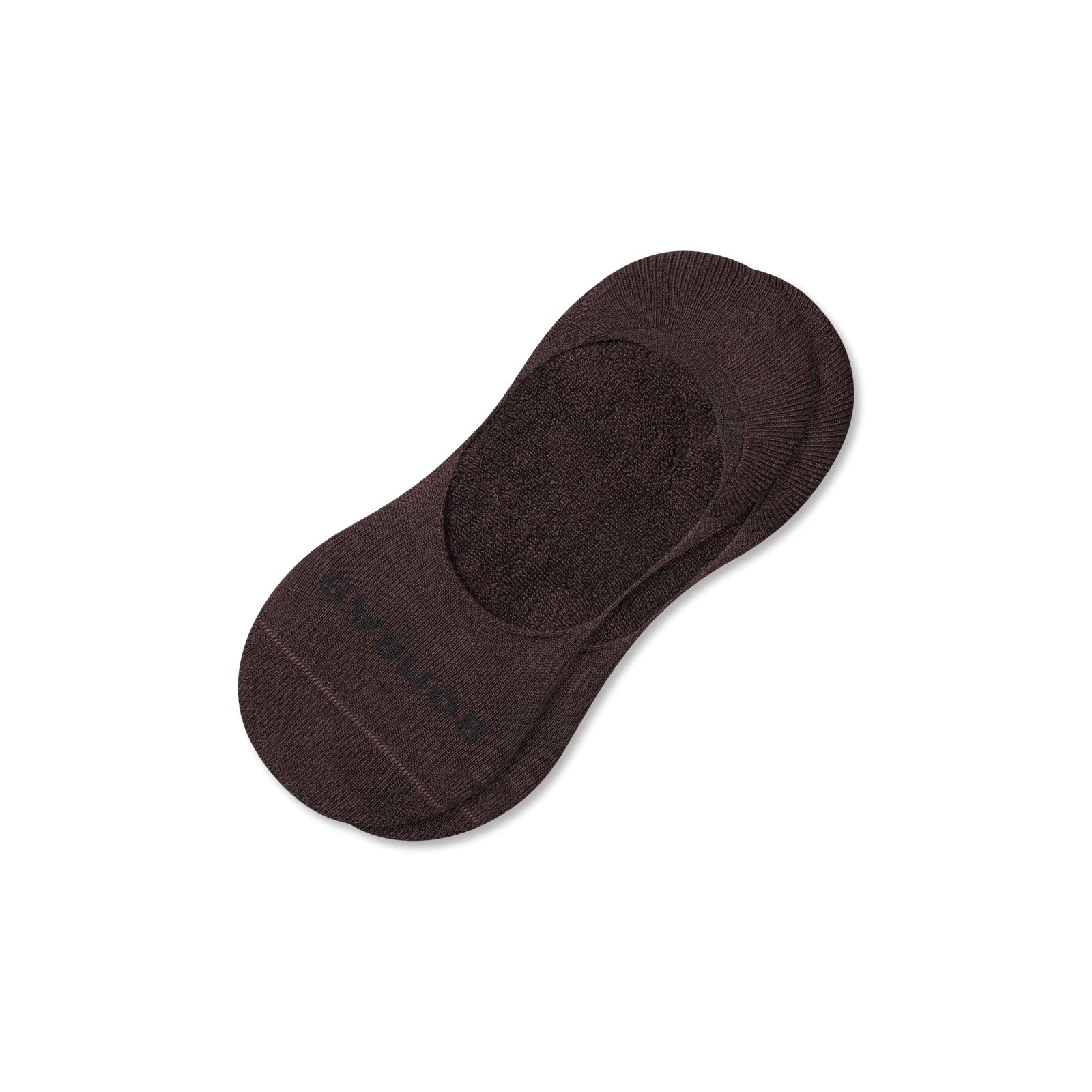 Mid-Cut No Show Socks - walnut L [8620]