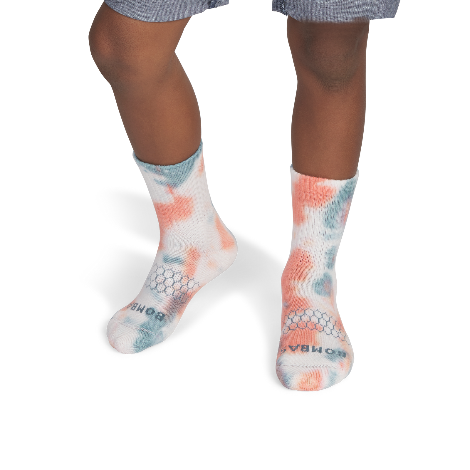 Celebration Calf Socks - Misty Sky / Guava JO1 [8634]