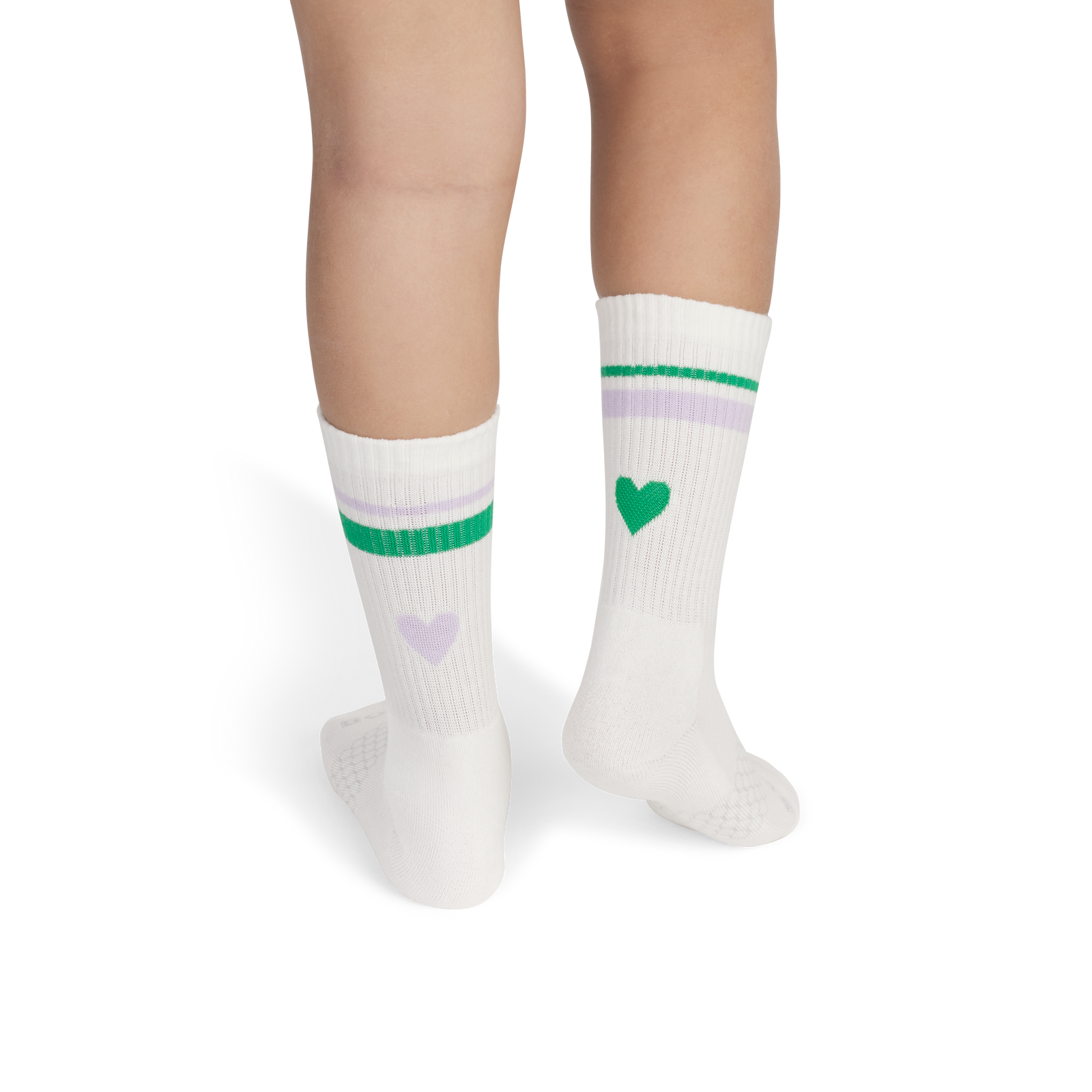 Valentine's Calf Socks - Soft White / Jungle YO1 [8648]