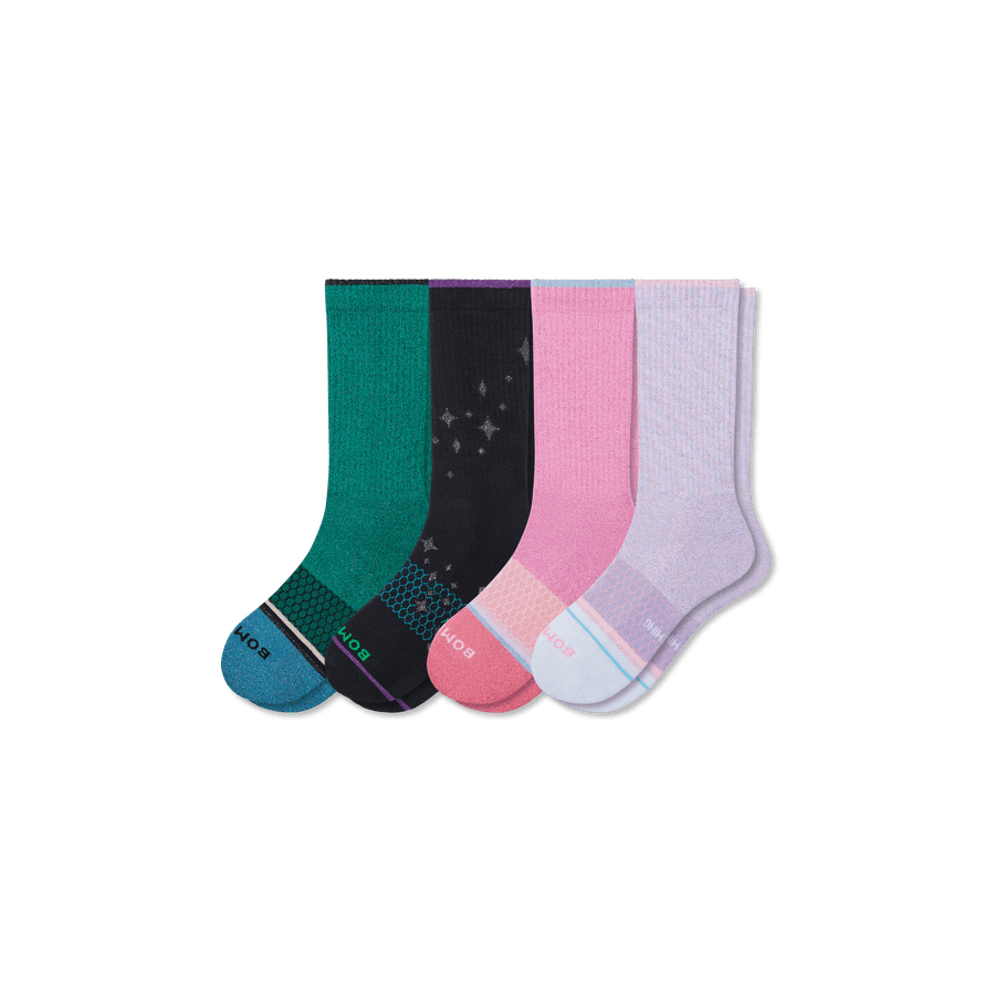 Wicked X Bombas Calf Sock 4-Pack - Easy Lounge Comfort