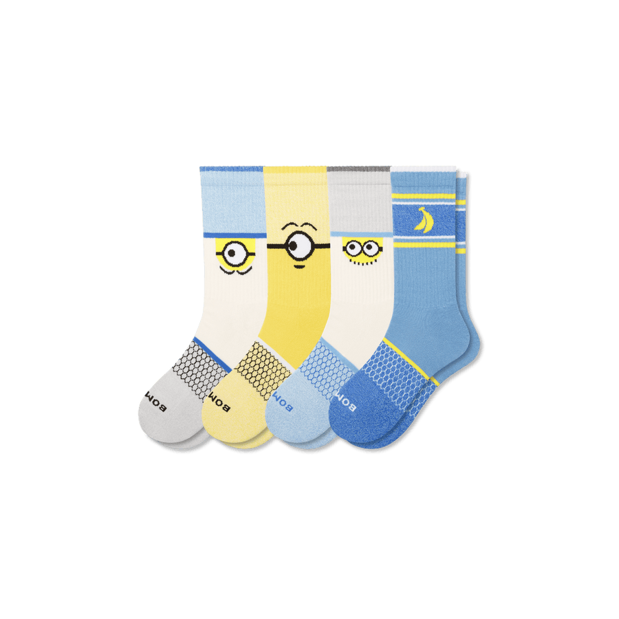Minions Calf Sock 4-Pack - Soft Office Step