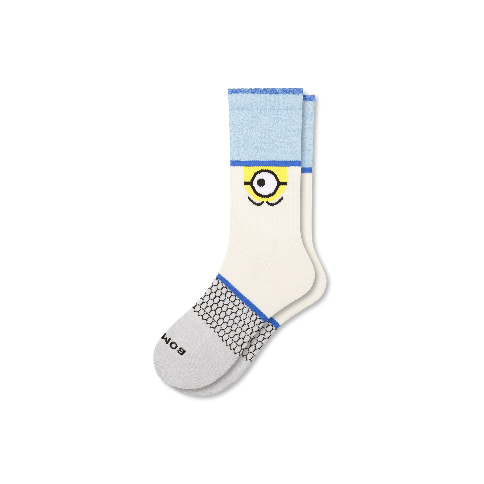 Minions X Bombas Calf Socks - Soft White L [8723]