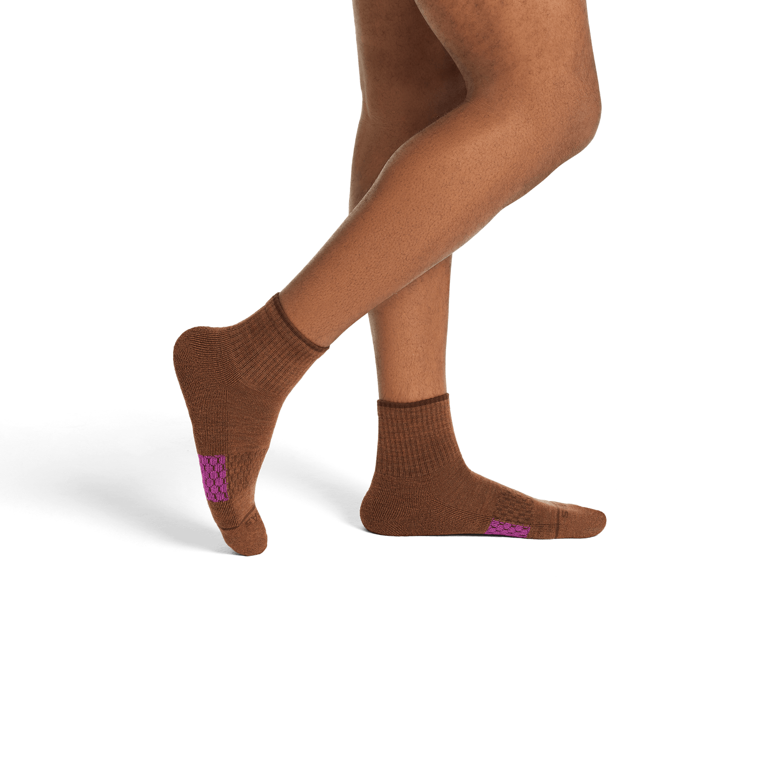 Merino Wool Blend Quarter Socks - Spicy Chai MO2 [8733]
