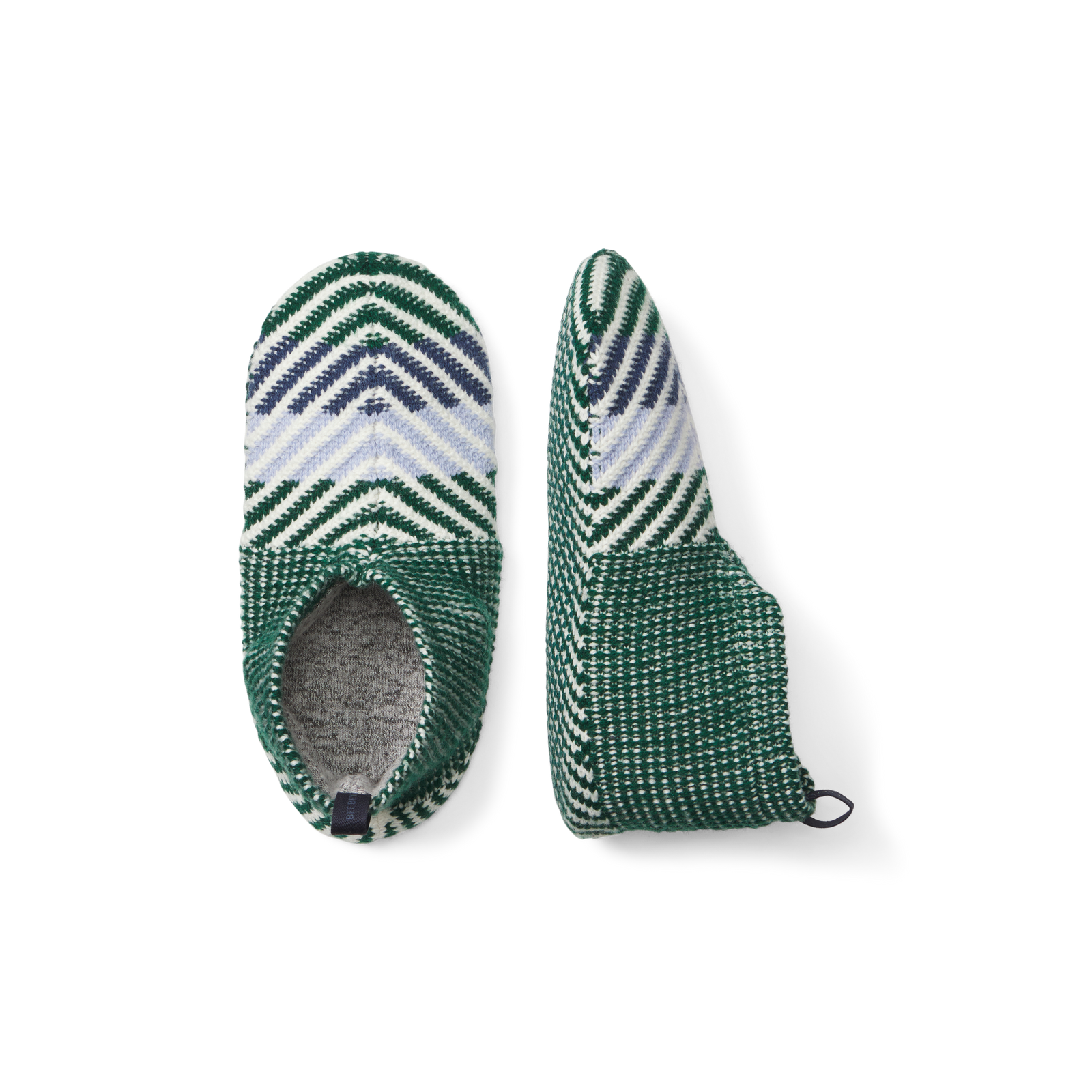 Patterned Gripper Slipper - Everglade L Top and Side [8803]