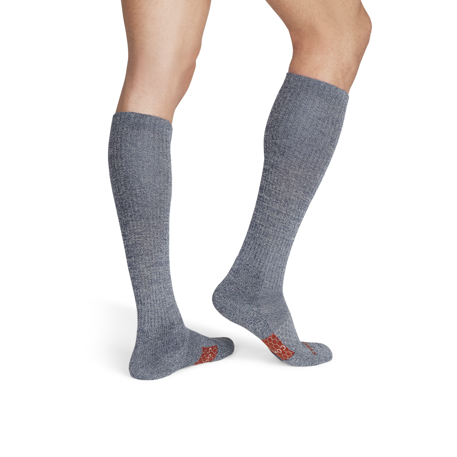 Everyday Compression Socks - Tidal Navy / Rust Brown MO2 [8871]