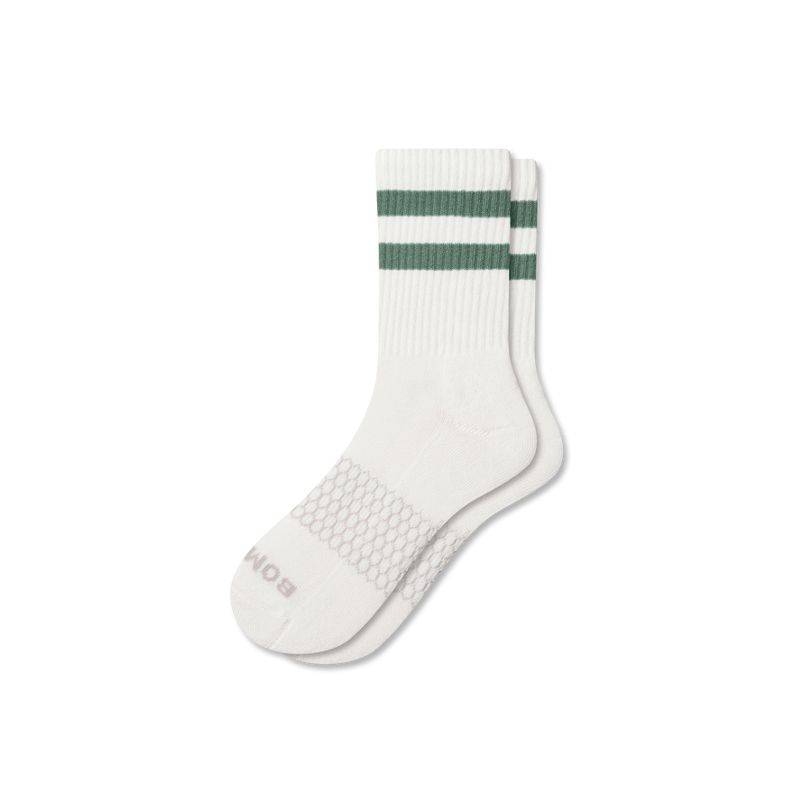 Women's Vintage Stripes Half Calf Socks - Modern Court Rotation