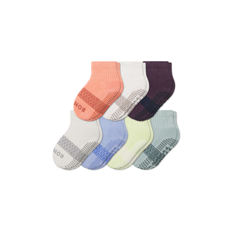 Toddler Week of Bombas Gripper Calf Sock 7-Pack - Daily Crew Support