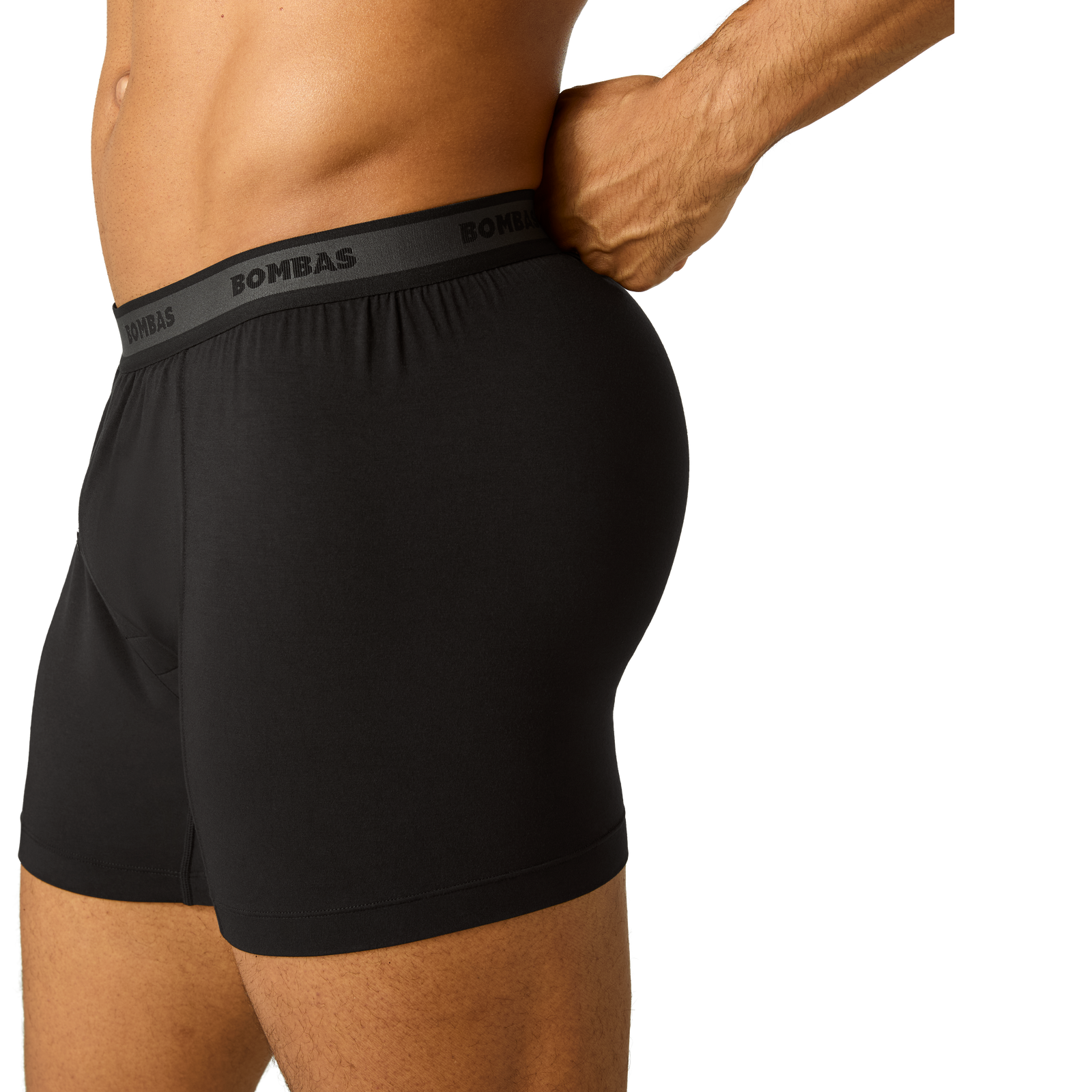 Men's Soft Flex Boxer Short - Black MO3 [8968]
