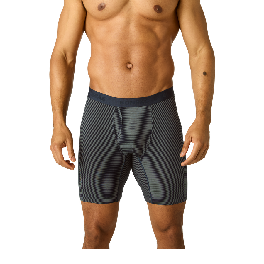 Men's Cotton Modal Blend Long Boxer Brief 8" - Modal Everyday Wear