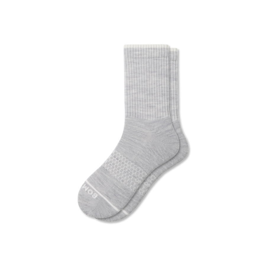 Women's Merino Wool Blend Half Calf Socks - Cushion Office Move