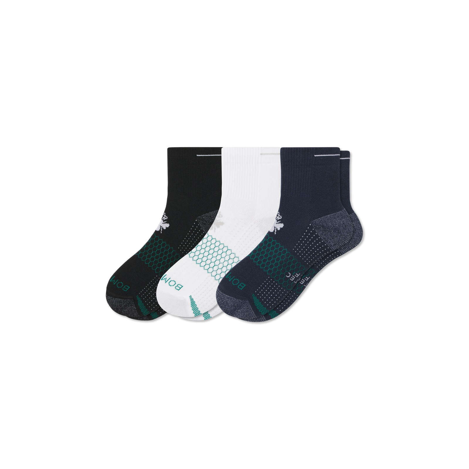 Golf Quarter Sock 3-Pack - Mixed