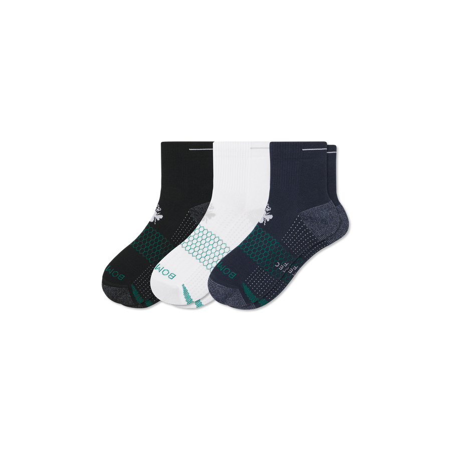 Women's Golf Quarter Sock 3-Pack - Weekend No Show Support