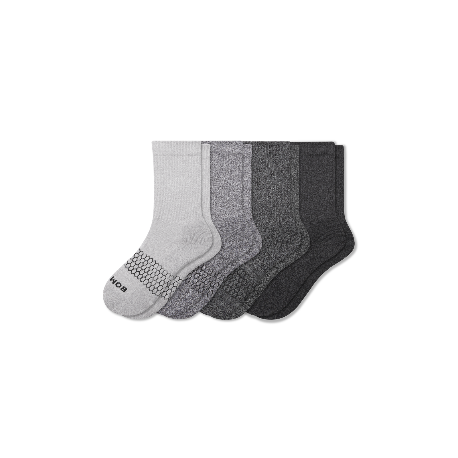 Youth Marl Calf Sock 4-Pack - Shades L [9039]