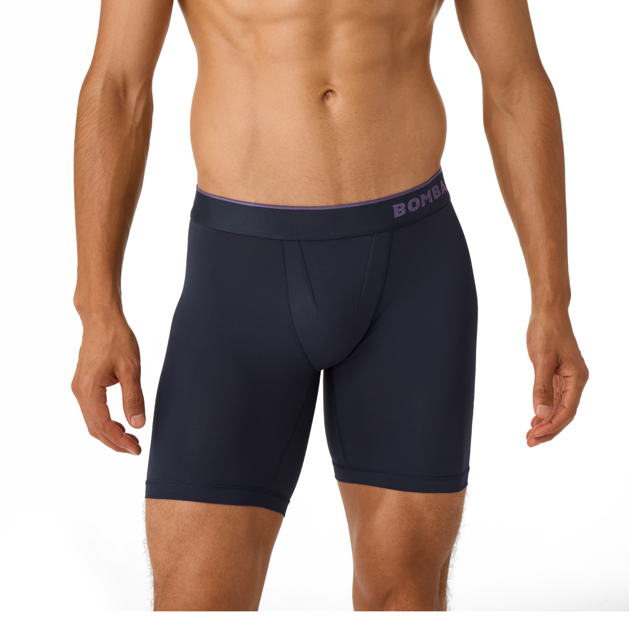 Men's Sport Flyless Boxer Brief - Midnight Navy MO1 [9048]