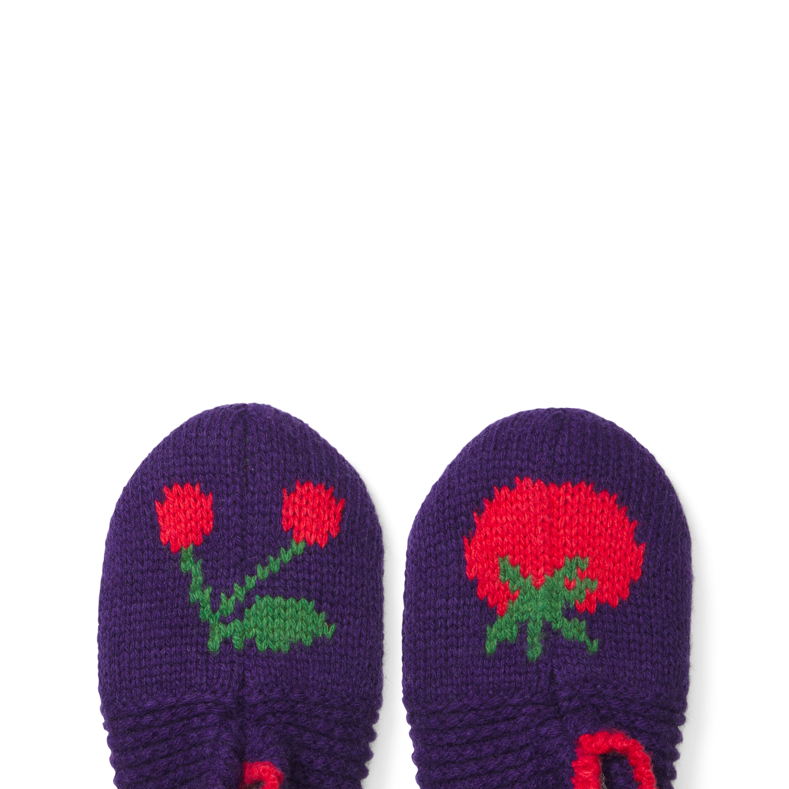 Toddler Patterned Gripper Slipper - Cherry Tomato Detail 1 [9070]