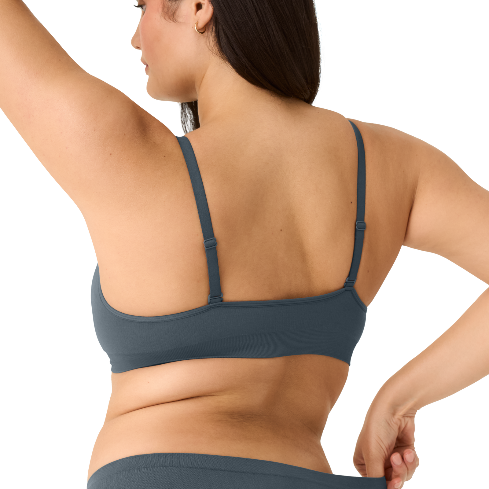 Women's Seamless Triangle Bralette - Pebble WO2 [9112]