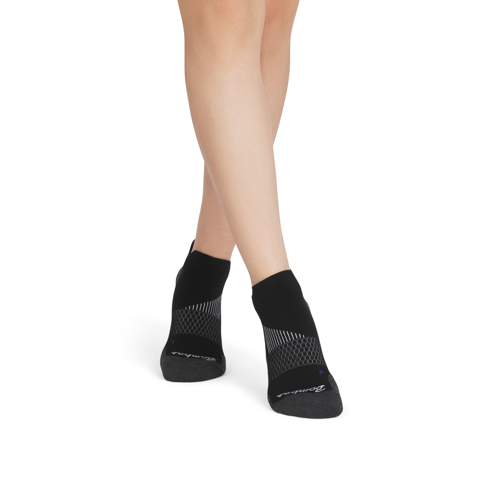 Women's Running Ankle Socks - black cobalt WO1 [9153]