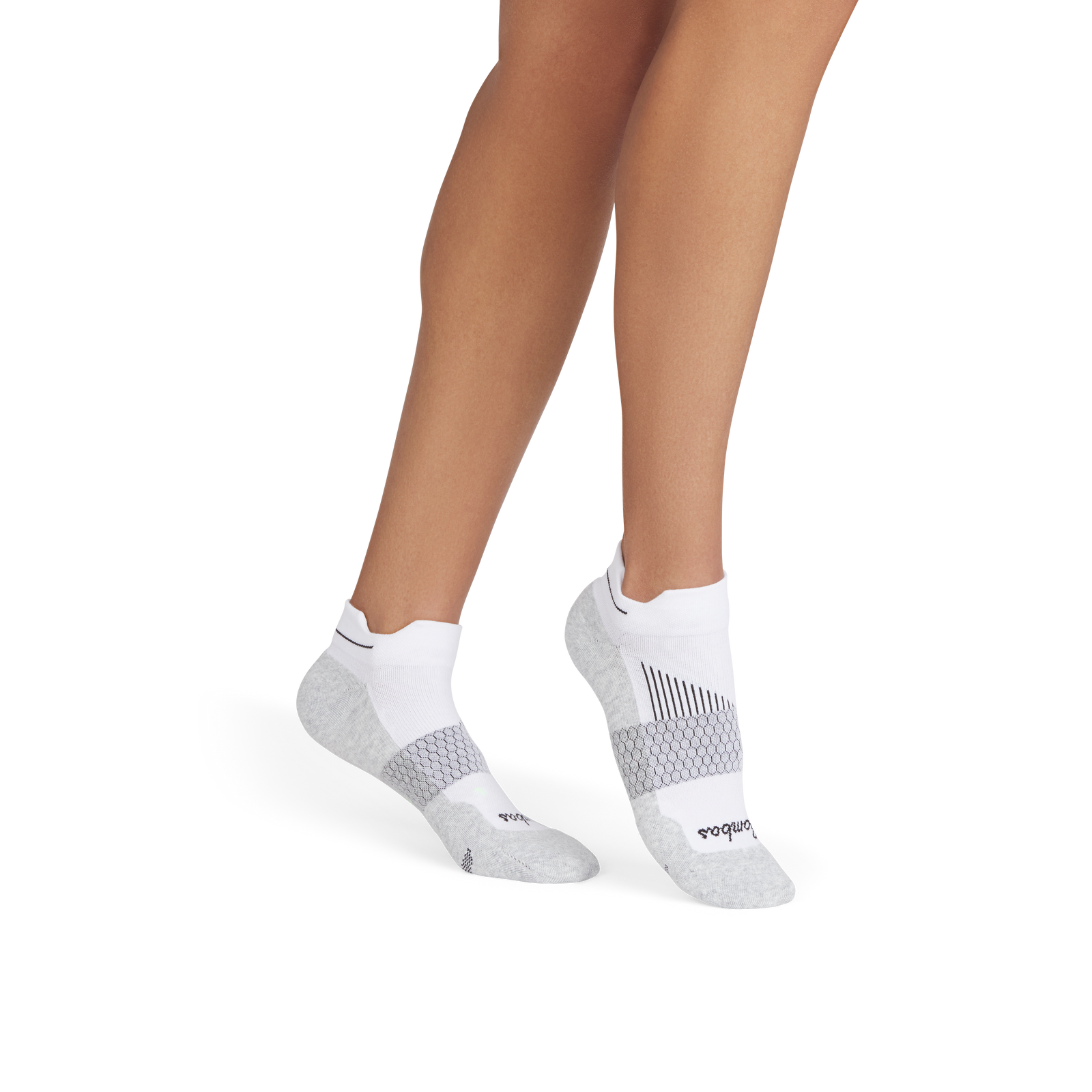 Women's Running Ankle Socks - white heather WO1 [9153]