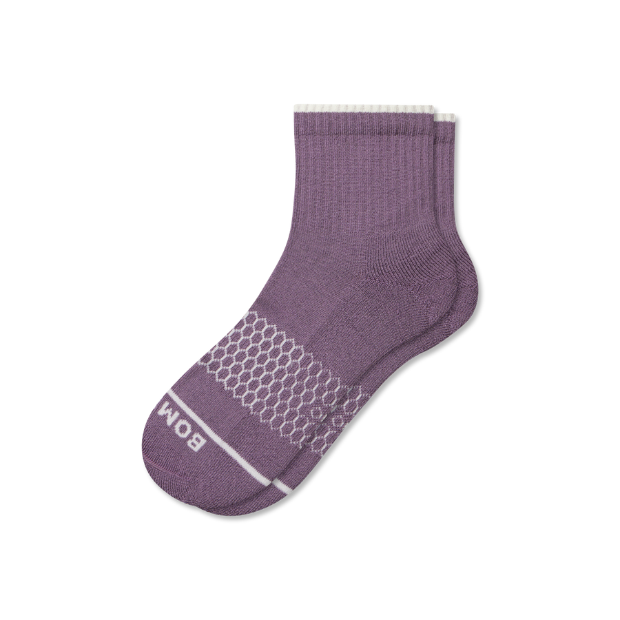 Women's Merino Wool Blend Quarter Socks - Soft Everyday Move