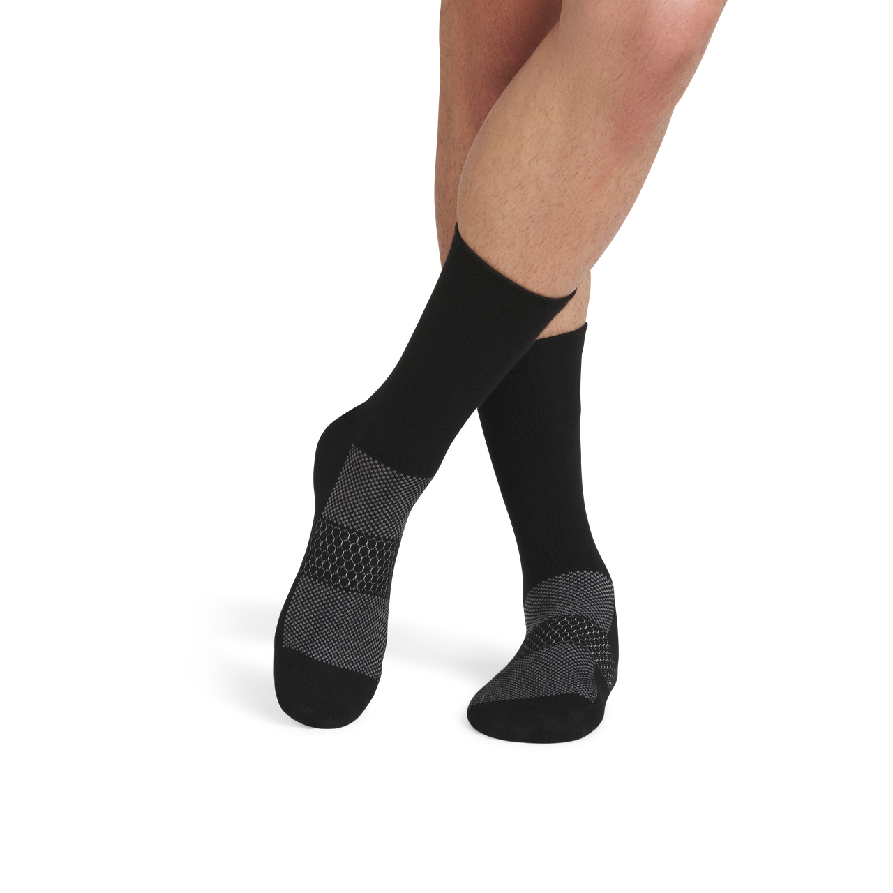 Lightweight Athletic Half Calf - Black MO1 [9624]