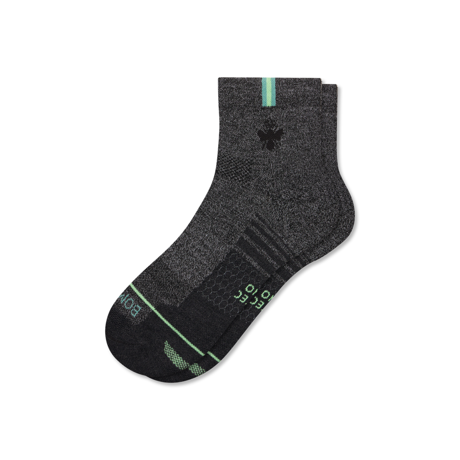 Women's Merino Wool Blend Run Quarter Socks - Active Home Comfort