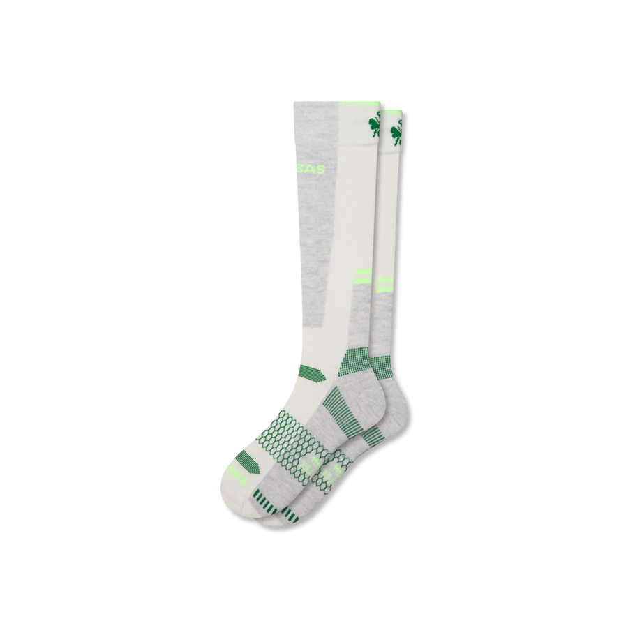 Men's Mid-Cushion Merino Wool Blend Ski & Snowboard Socks - Outdoor Court Fit