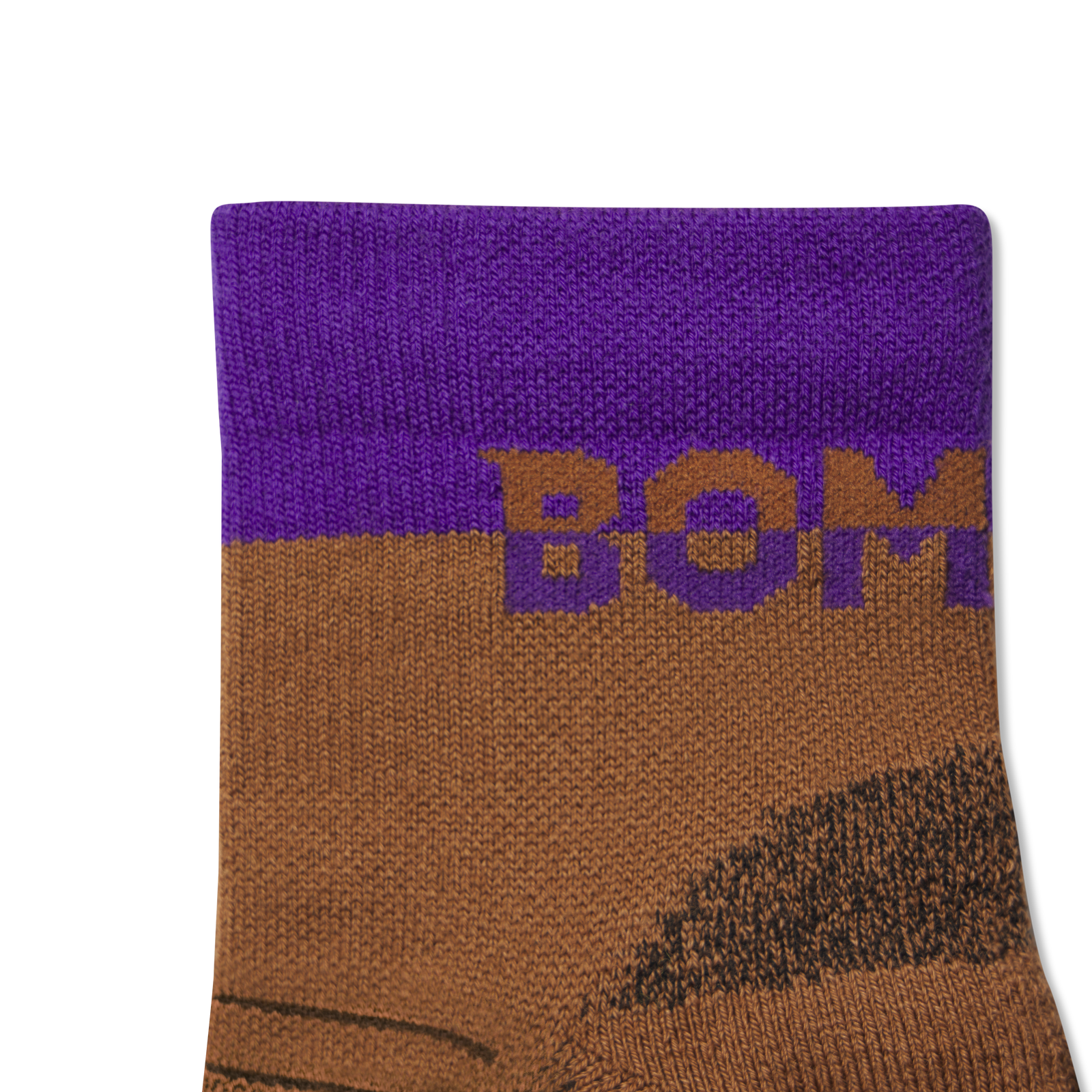 Merino Wool Blend Hiking Quarter Socks - dusted cocoa Detail [9718]