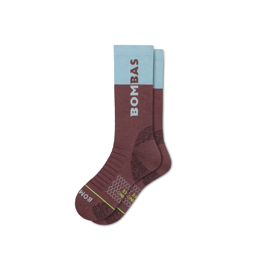 Men's Merino Wool Blend Hiking Calf Socks - Active Shift Support
