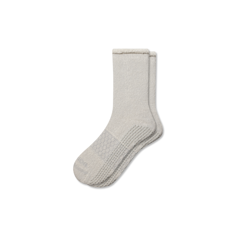 Men’s Roll-Top Merino Blend Gripper House Sock - Run Travel Rotation