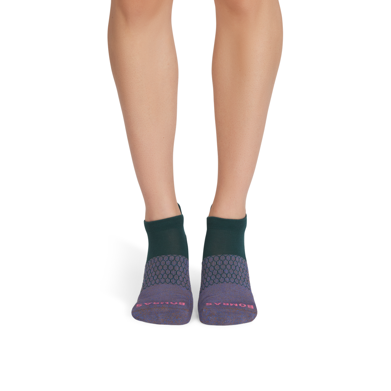 Women's Ankle Socks - dusted cocoa teal pine WO1 [9813]