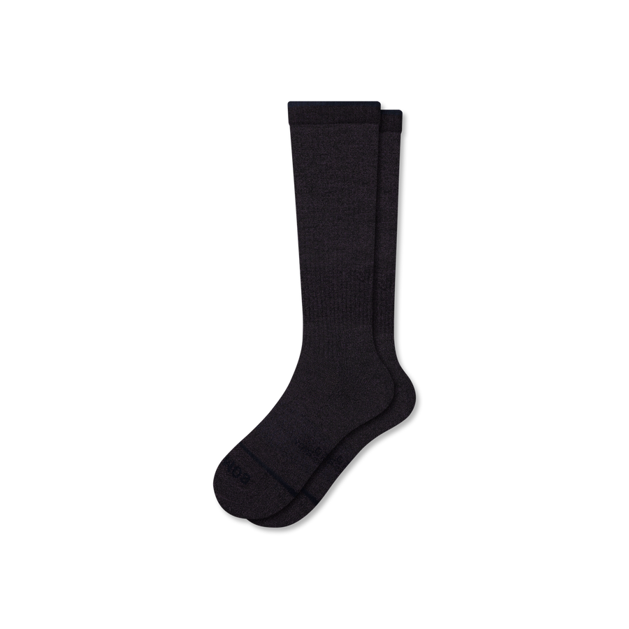Men's Merino Wool Blend Everyday Compression Knee High Socks (15-20mmHg) - Court Race Control