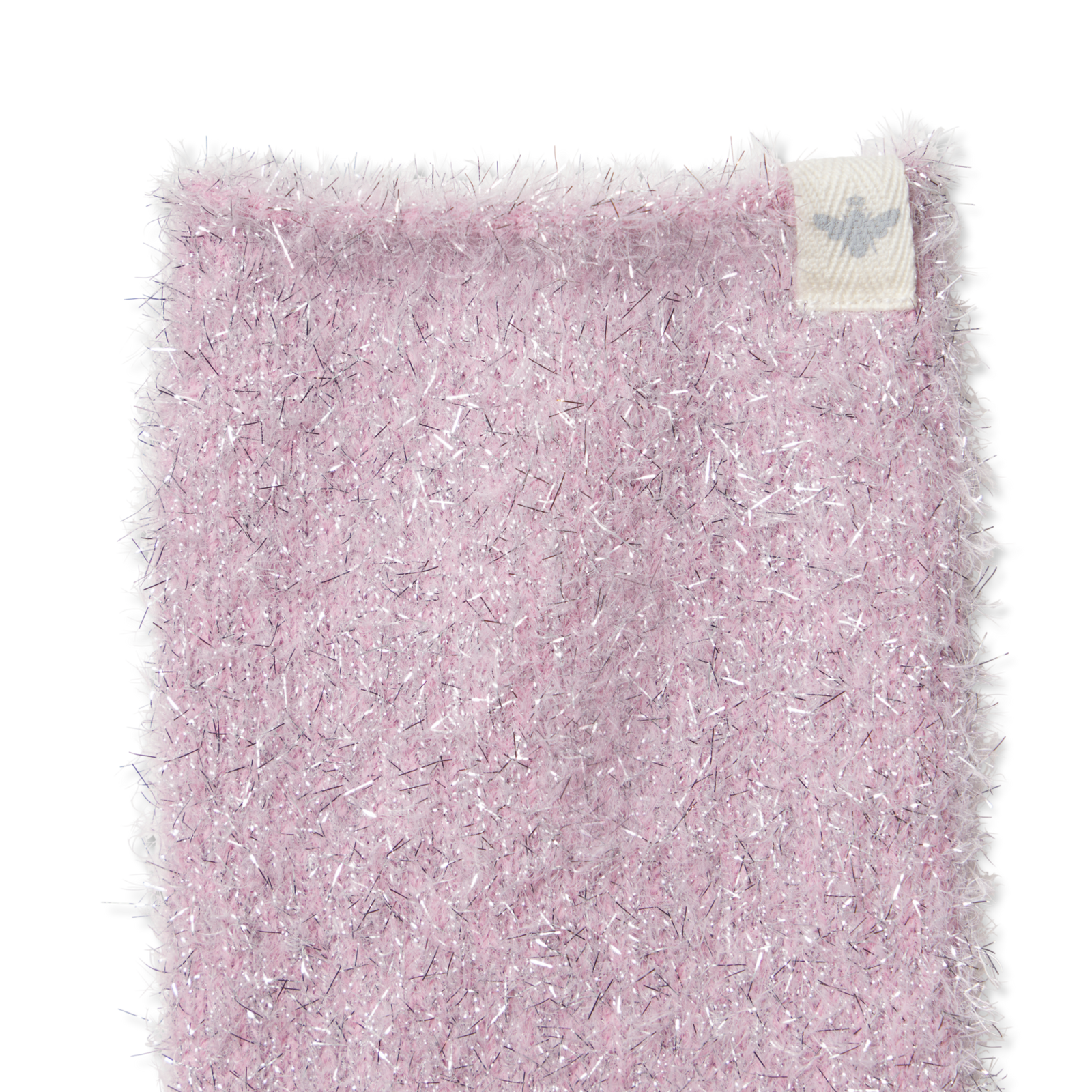 Women's Fuzzy Socks - Pink Sparkle Detail [9849]