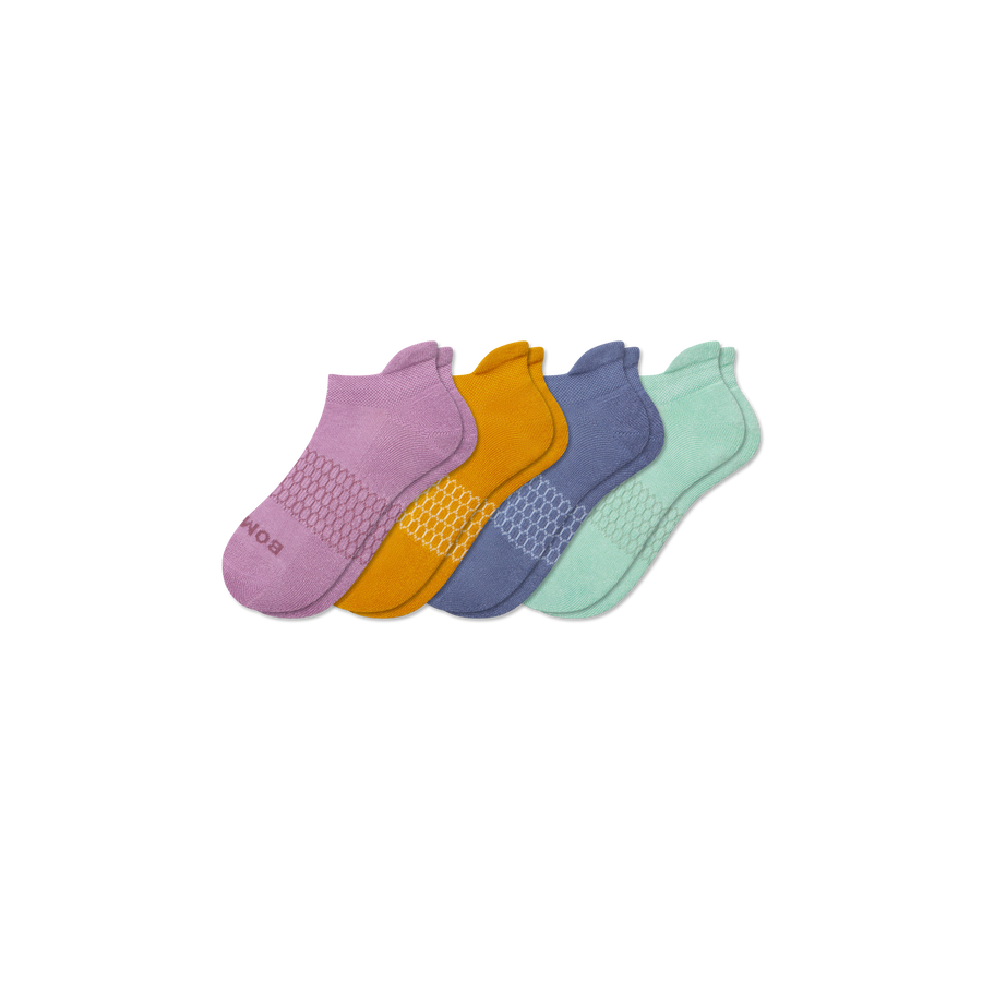 Youth Solids Ankle Sock 4-Pack - Easy Support