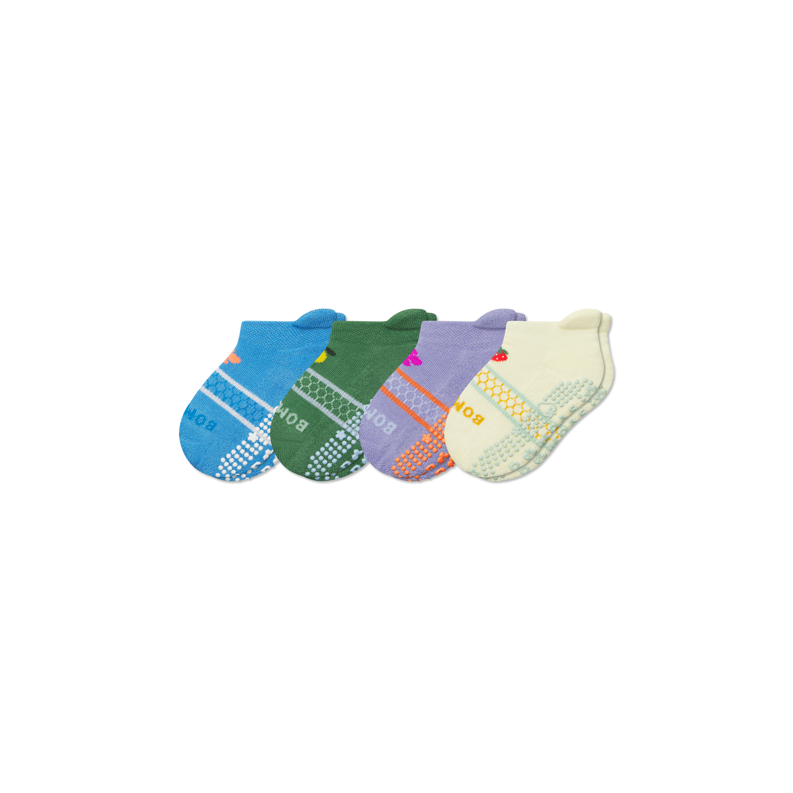 Toddler Garden Party Ankle Sock 4-Pack - fruity floral mix L [9887]