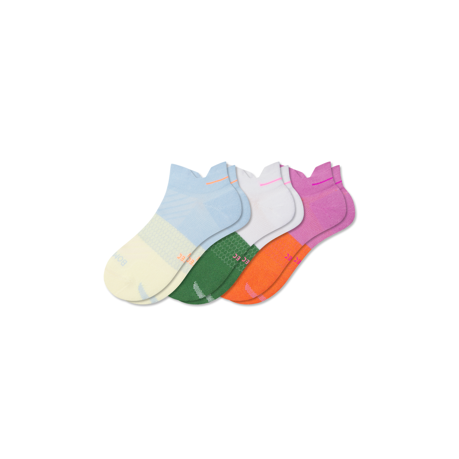Women's Running Ankle Socks - cloud pink mix L [9901]