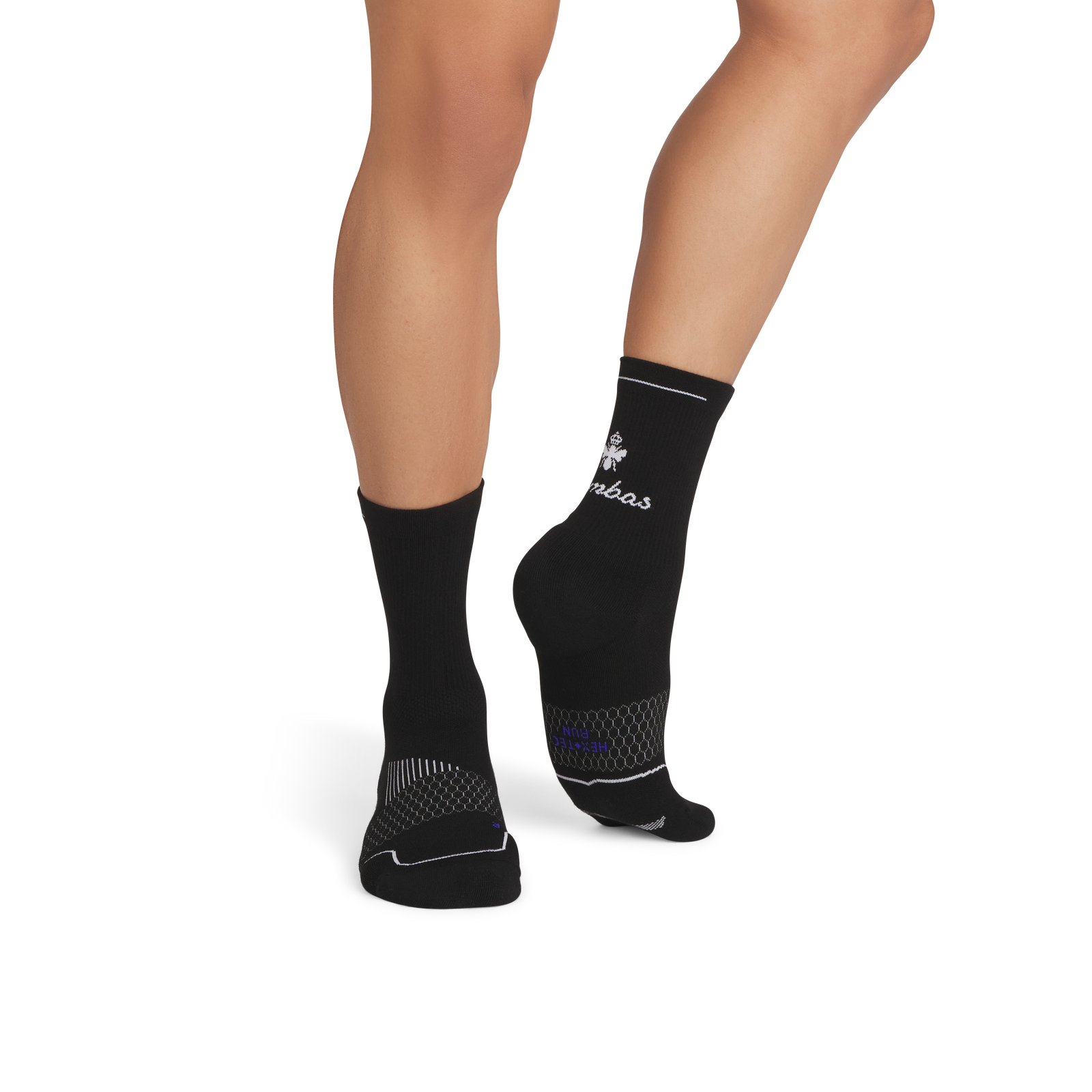 Running Half Calf Socks - black MO1 [9929]