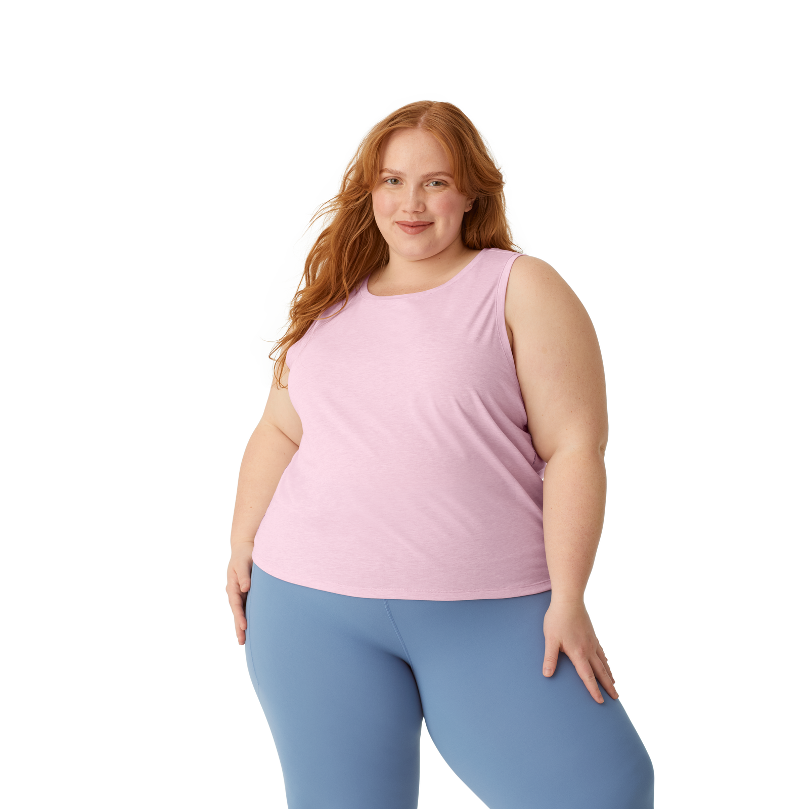 Soft Tech Tank Top Mauve WO2 Plus